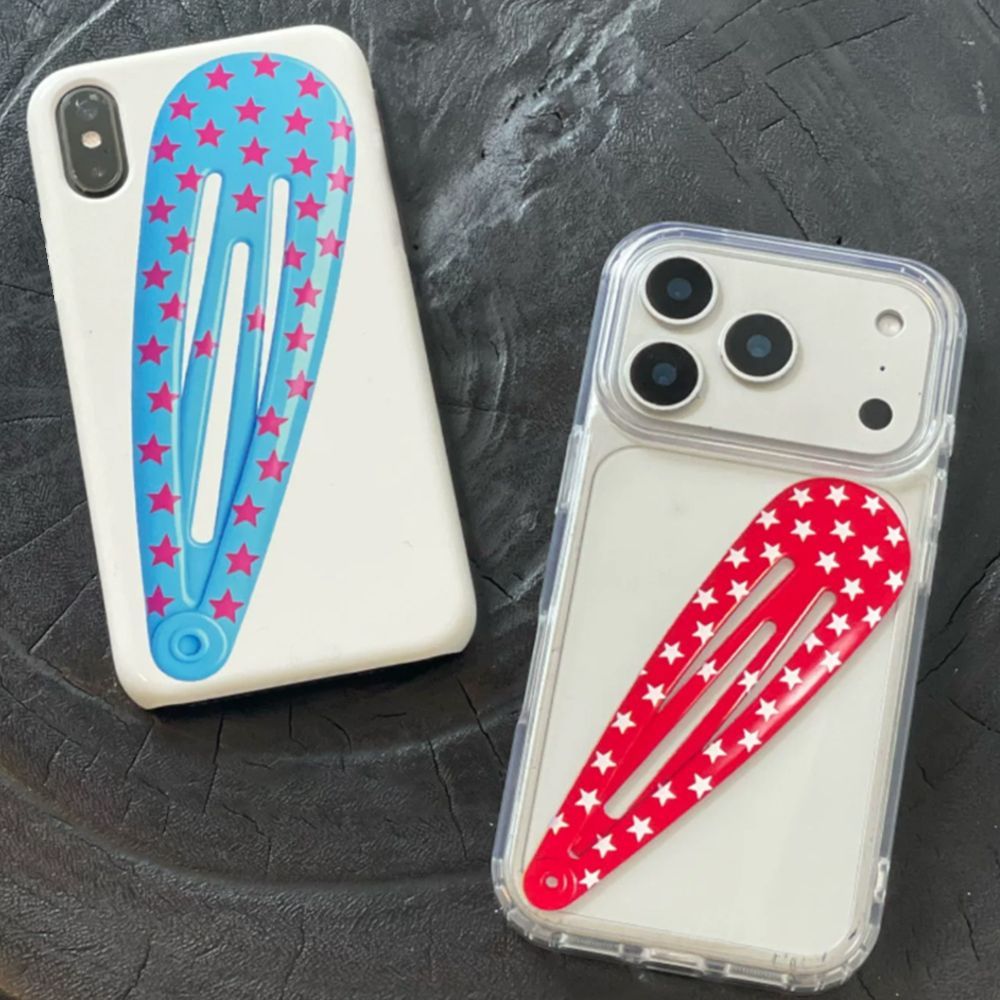 Hair Clips - Amerikanischer Stil Rote Polka Dot Haarspange