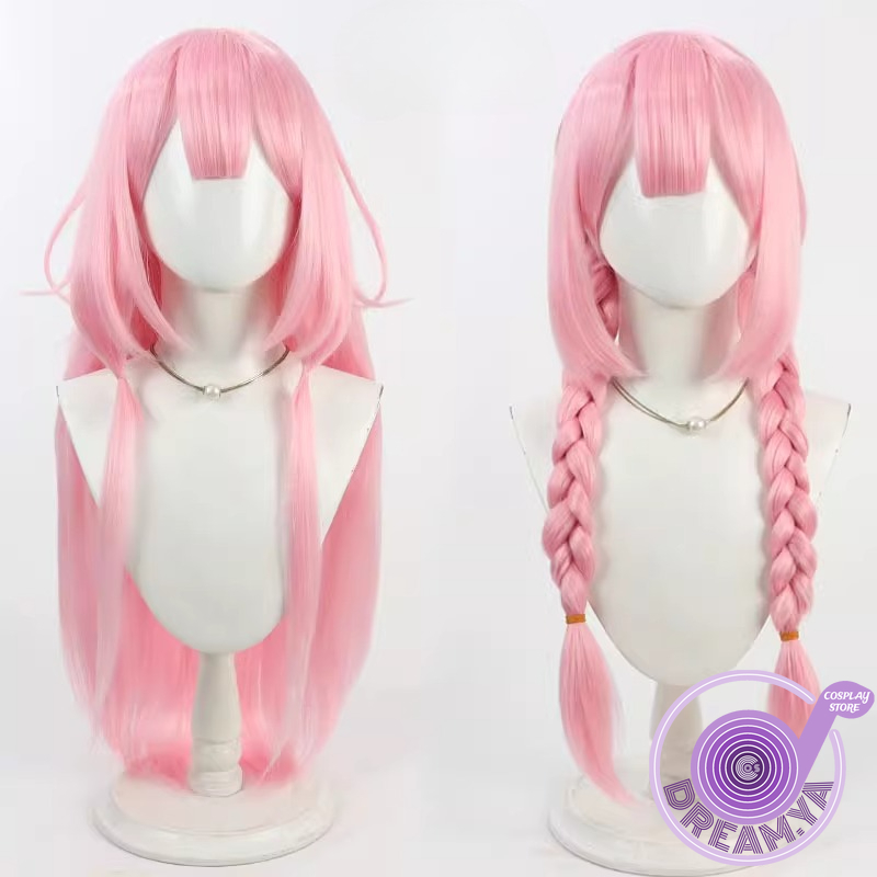 Synthetic Wigs - Suou Sango Cosplay Perücke Vtuber Rosa