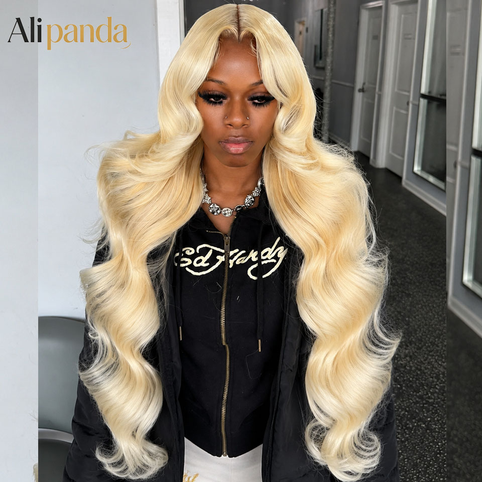613 Blonde Body Wave Lace Front Wig - 613 HD Lace Frontal Perücke 13x6