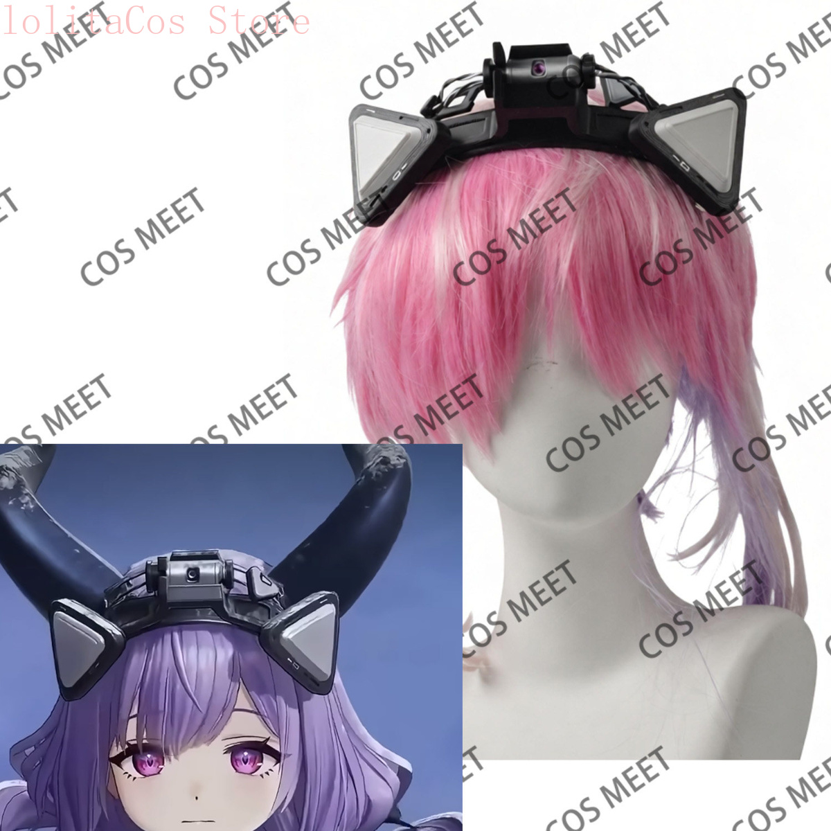 Hair Clips - Arknights: Endfield Typhoeus 3D-gedruckte Cosplay-Requisiten Haarspange