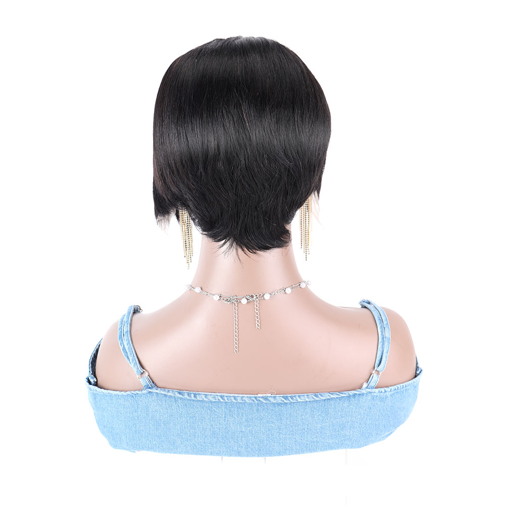 Kurze Pixie-Schnitt-Echthaar-P – Short Pixie Cut Wig Human Hair Cheap Bewertung und Preis