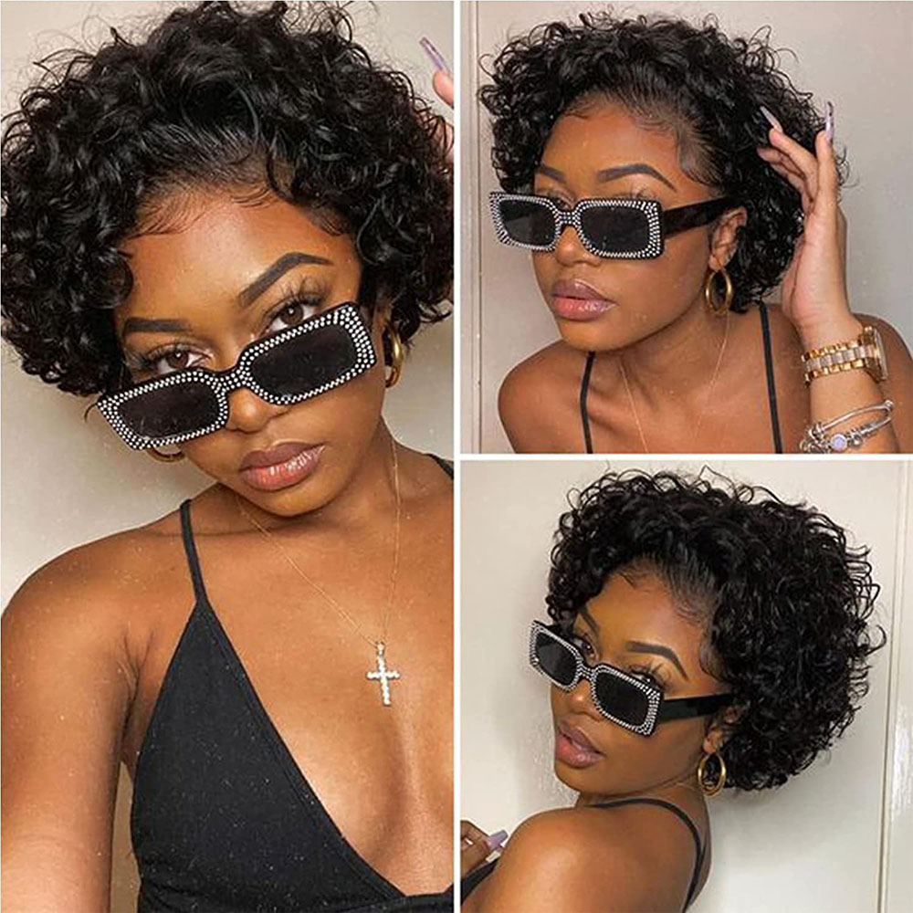 Kurze Pixie-Schnitt-Perücke, l – Short Pixie Cut Wig Human Hair Cheap Bewertung und Preis