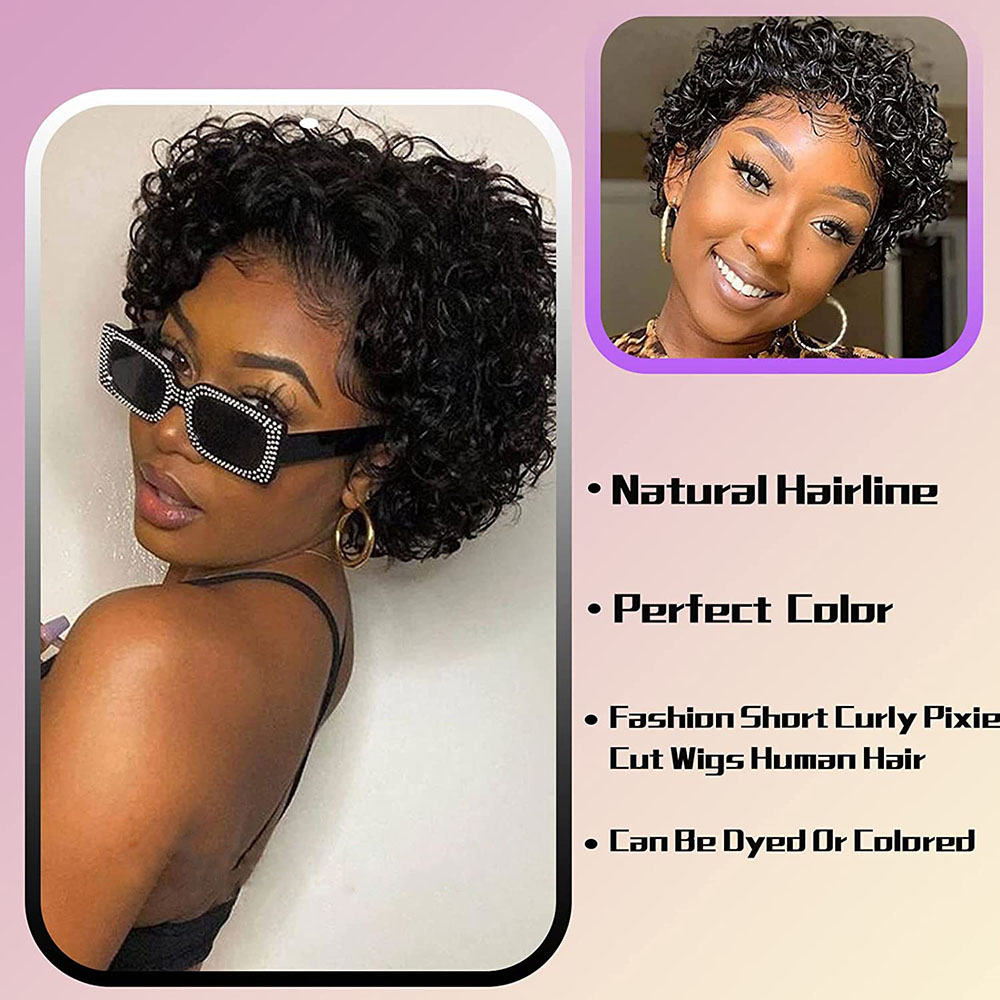 Kurze Pixie-Schnitt-Perücke, l – Short Pixie Cut Wig Human Hair Cheap Bewertung und Preis