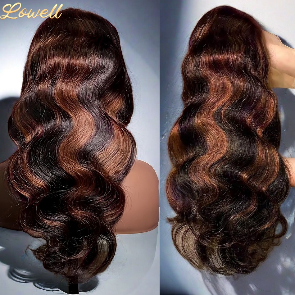 Highlight Body Wave 13x6 HD Om – Hd Lace Frontal Wig Human Hair Pre Plucked Bewertung und Preis