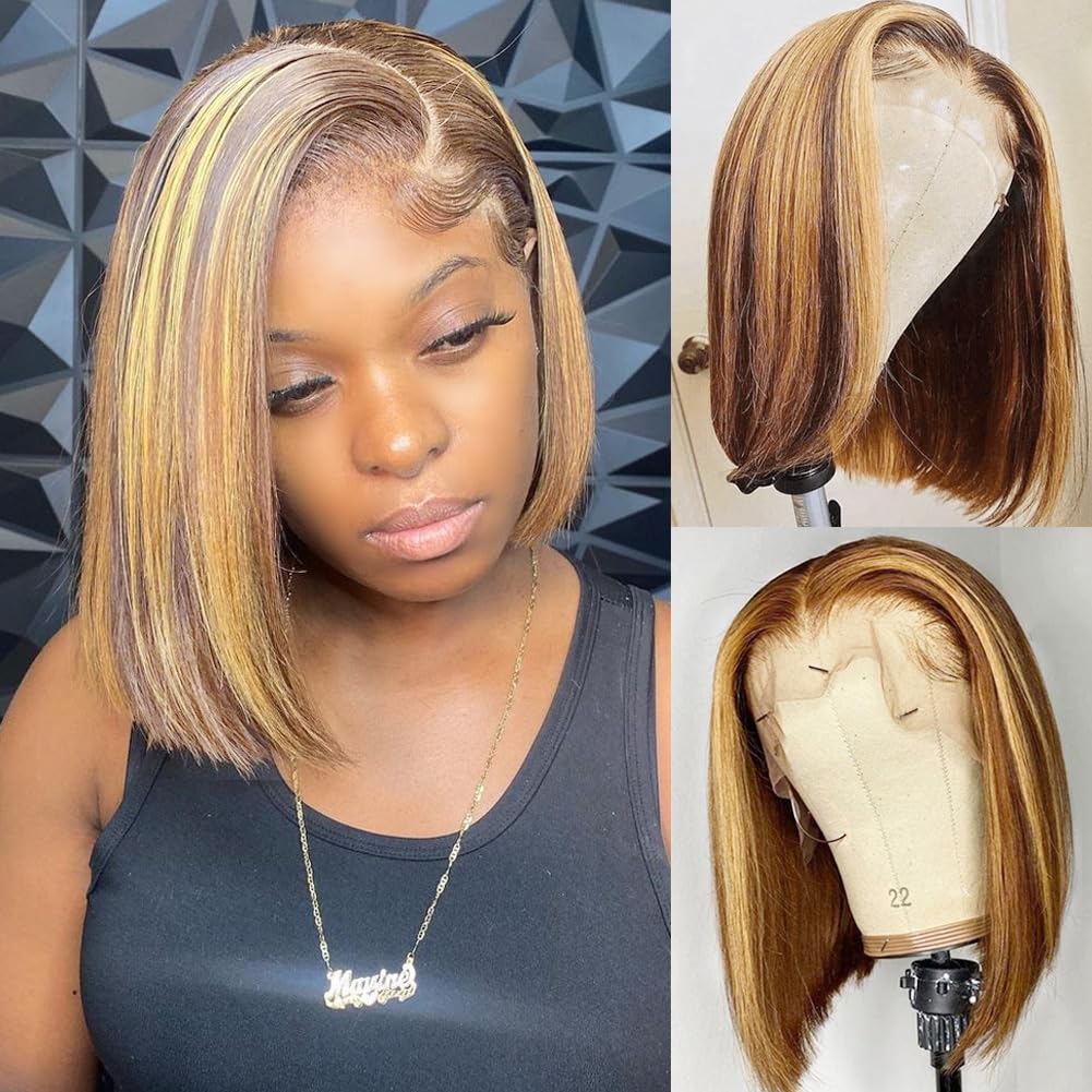 Bob-Perücke aus Echthaar 13x4  – Pre Parted 13X4 Lace Front Bob Wig Bewertung und Preis