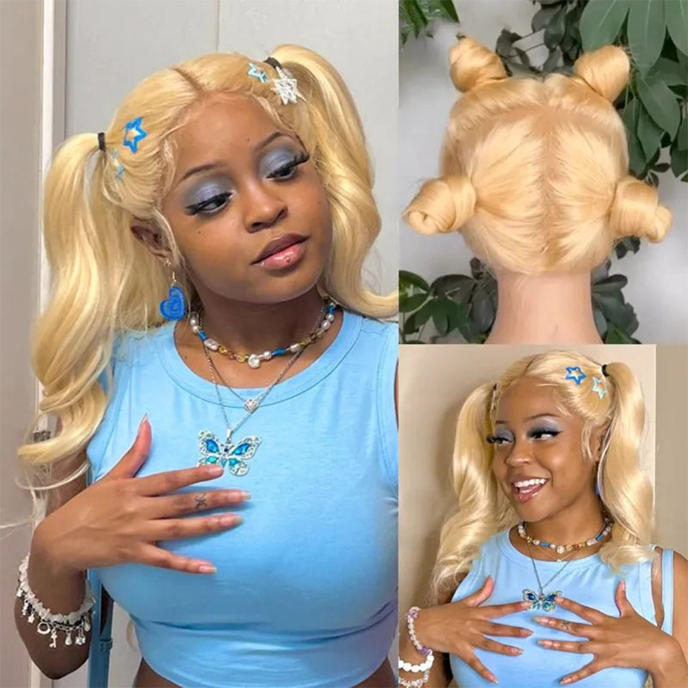 613 Blonde 13x6 13x4 HD Lace F – 613 Blonde Body Wave Lace Front Wig Bewertung und Preis