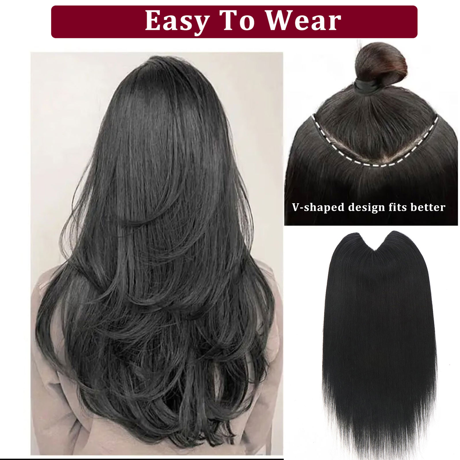 V-förmige Clip-In Echthaar-Ext – Seamless Clip In Hair Extensions Human Hair Bewertung und Preis