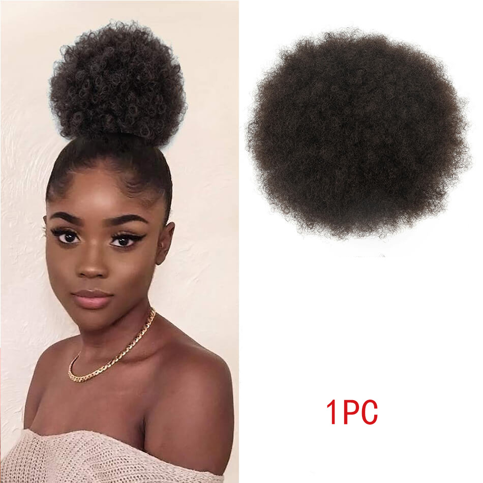 Afro Puff Kordelzug Pferdeschw – Drawstring Afro Curly Puff Ponytail Bewertung und Preis