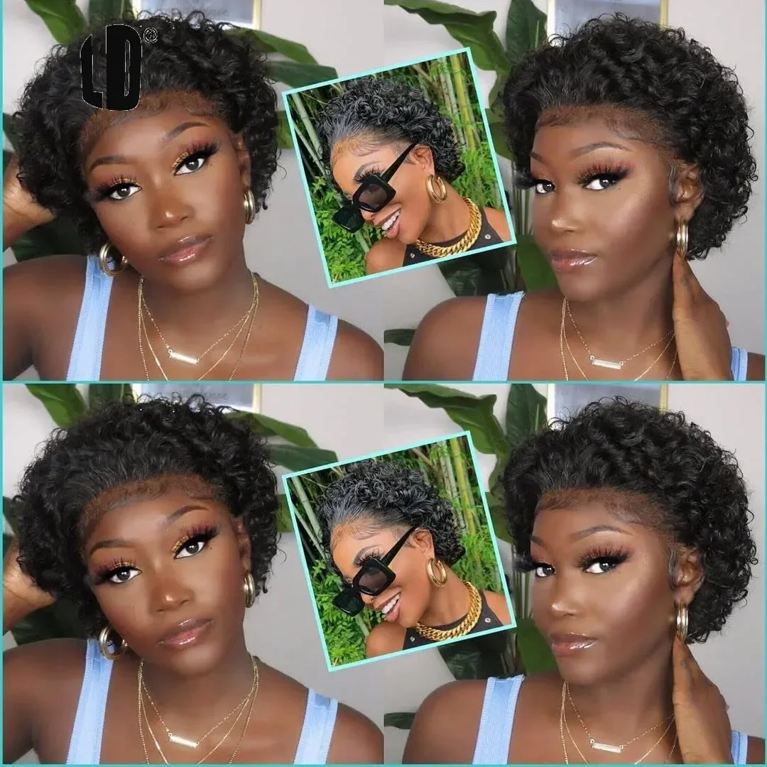 Pixie-Cut-Perücke, Farbe 99J,  – Short Pixie Cut Wig Human Hair Cheap Bewertung und Preis