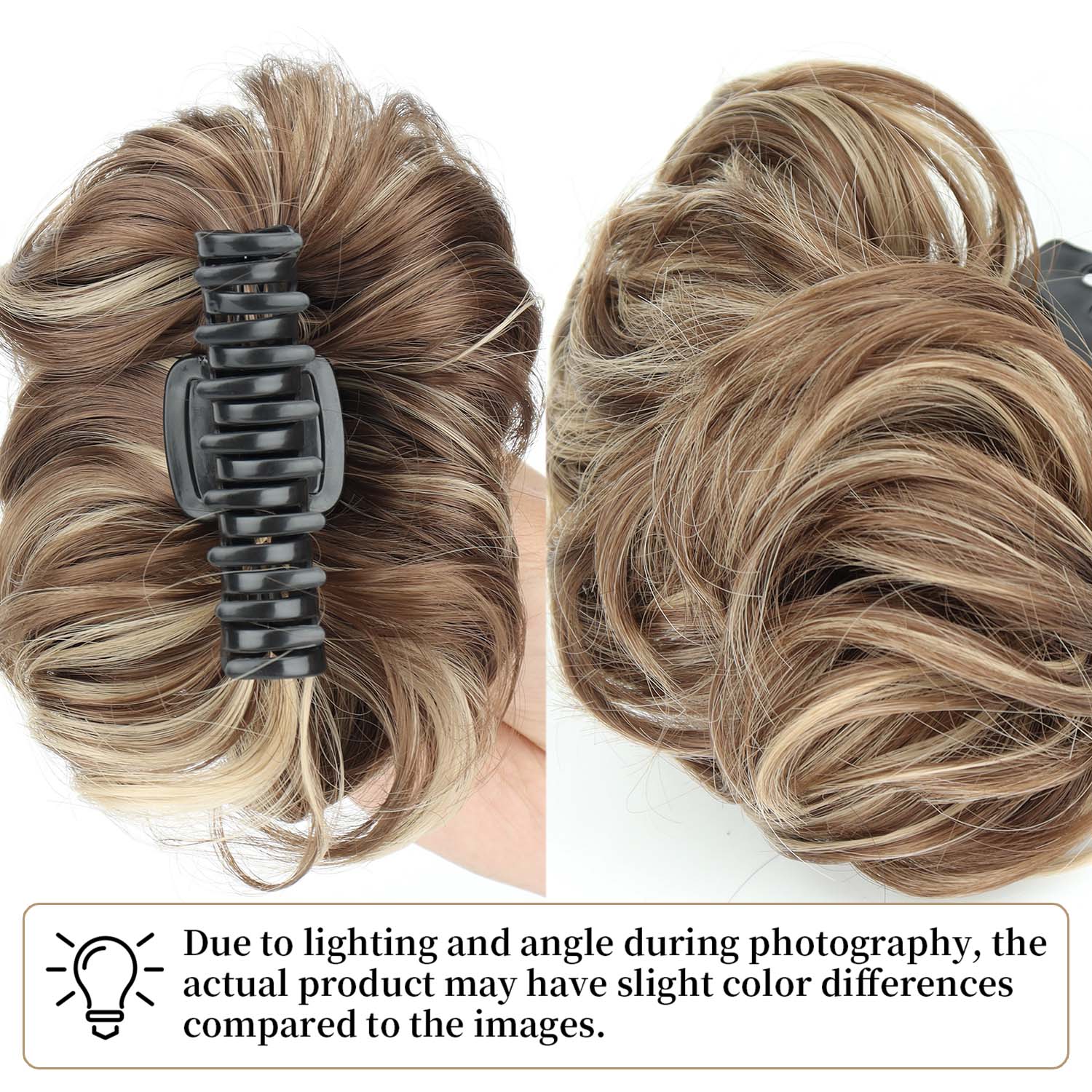 Synthetischer Haarknoten mit K – Claw Clip Messy Bun Hair Piece Bewertung und Preis