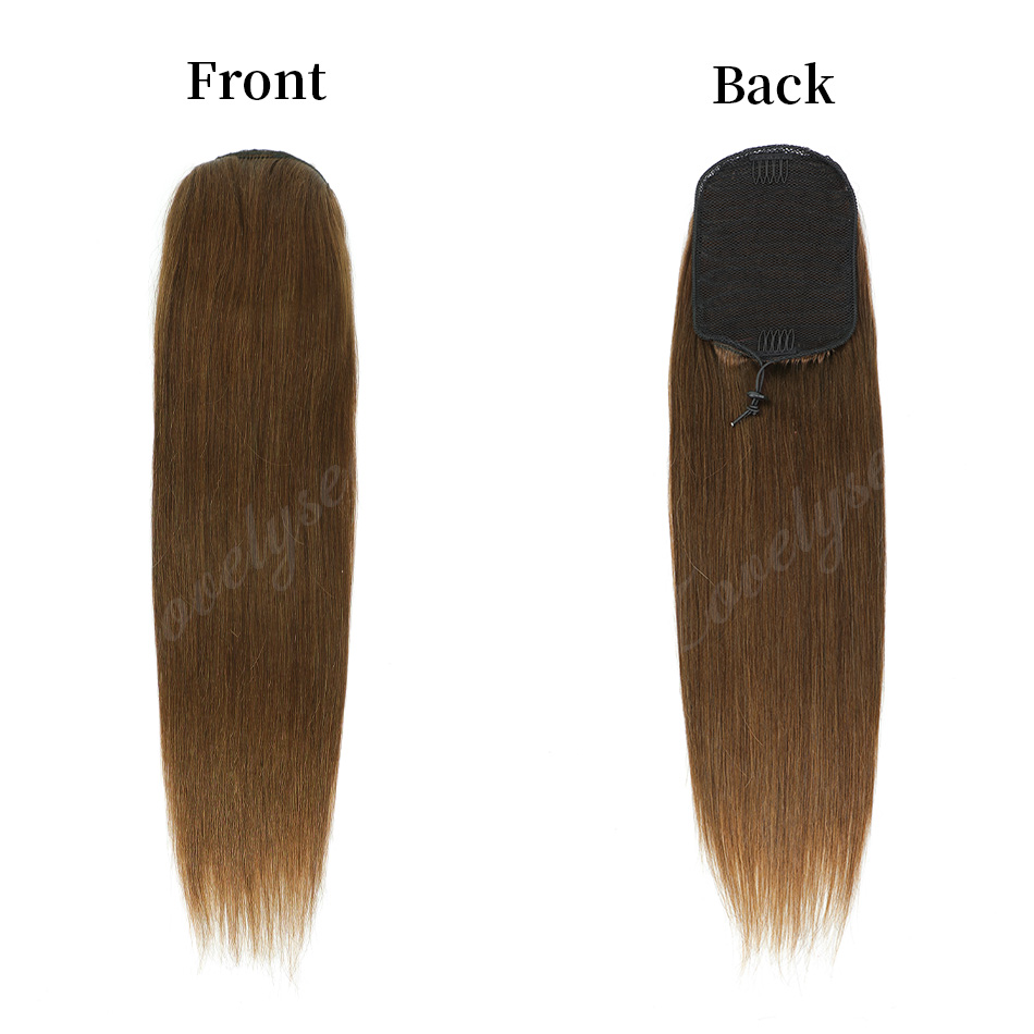 14-18 Zoll Kurzer Pferdeschwan – Seamless Clip In Hair Extensions Human Hair Bewertung und Preis