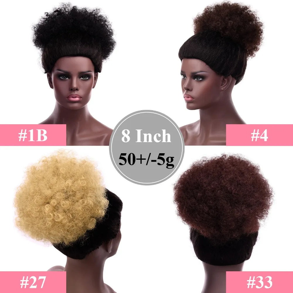 Afro Puff Kordelzug Pferdeschw – Drawstring Afro Curly Puff Ponytail Bewertung und Preis