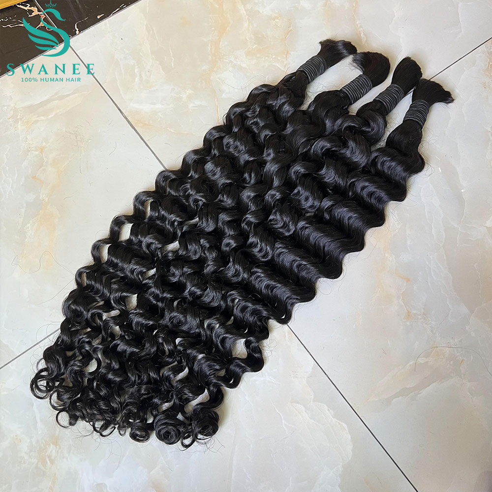 Wasserwellen-Echthaar-Bulk (10 – Water Wave Bulk Human Hair For Braiding Bewertung und Preis