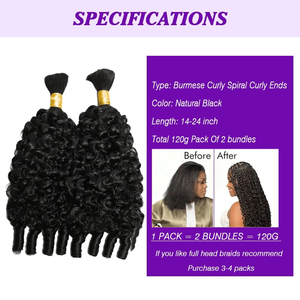 12A Echthaar zum Flechten für  – Water Wave Bulk Human Hair For Braiding Bewertung und Preis