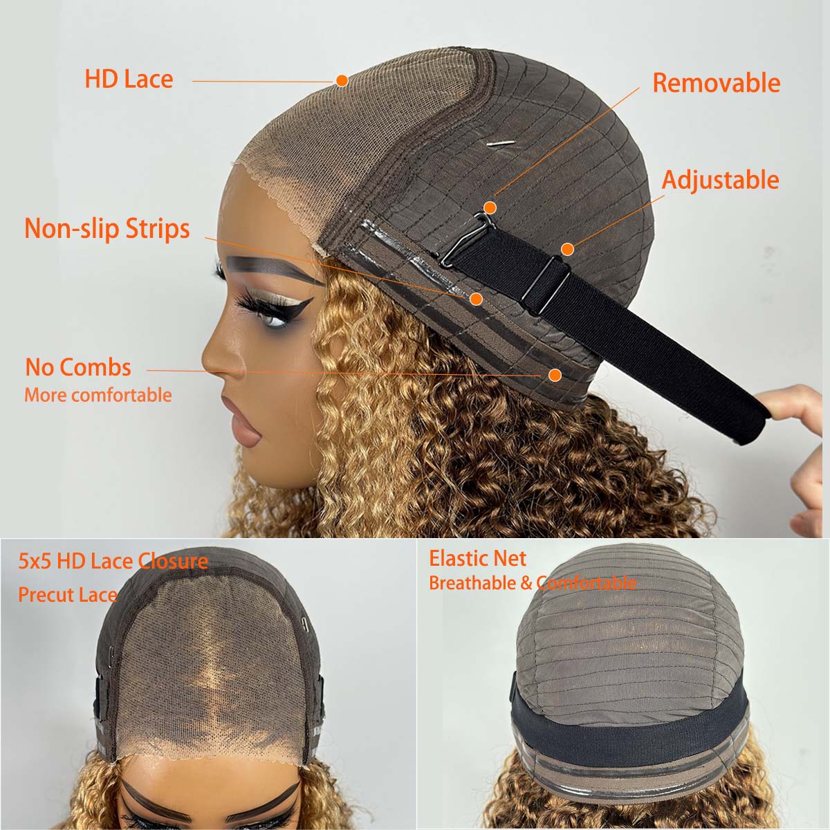 Wear & Go Perücke P427 Honigbl – Glueless Wear And Go Human Hair Wig Bewertung und Preis